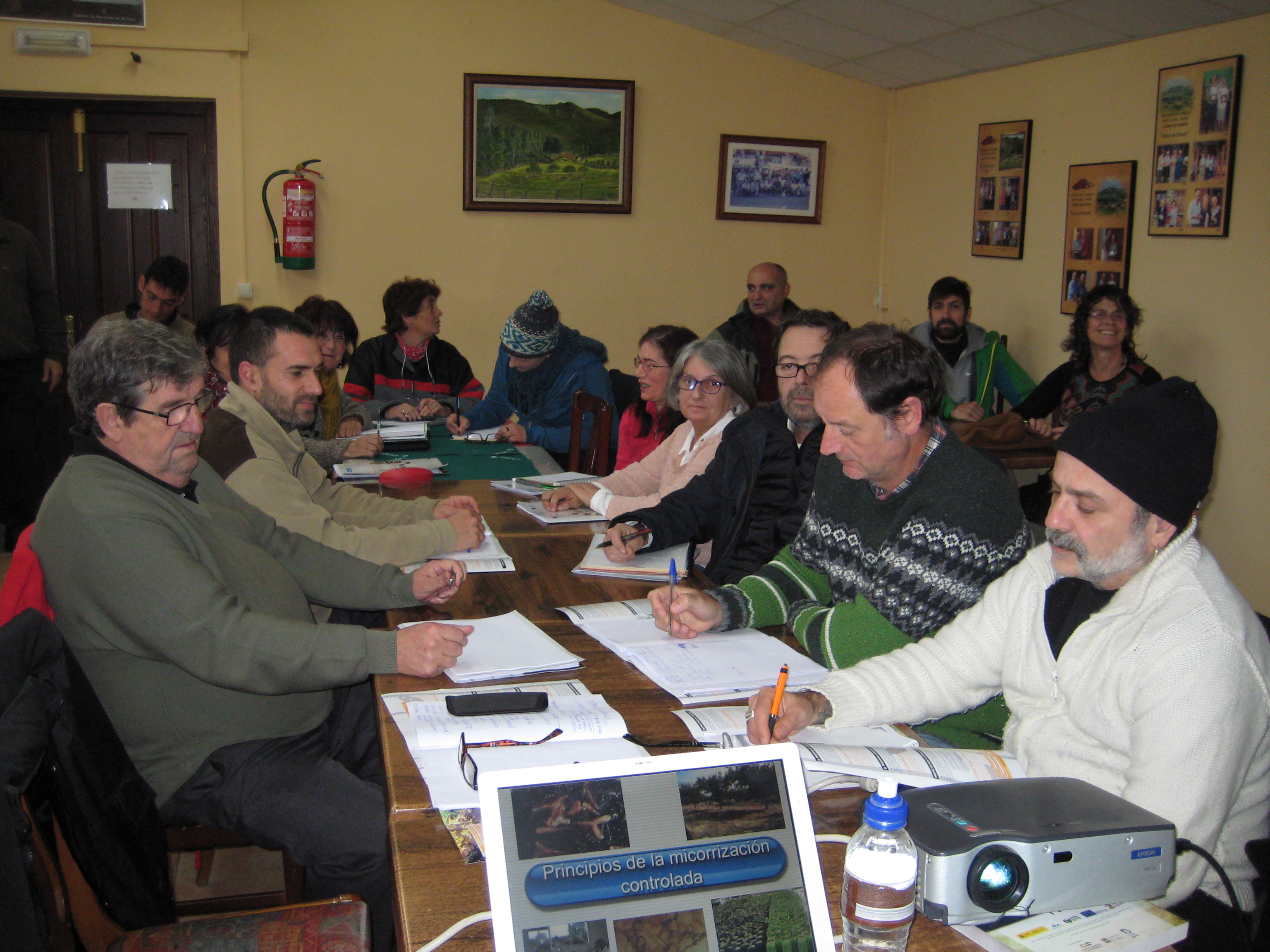 Participantes en el curso de formación.