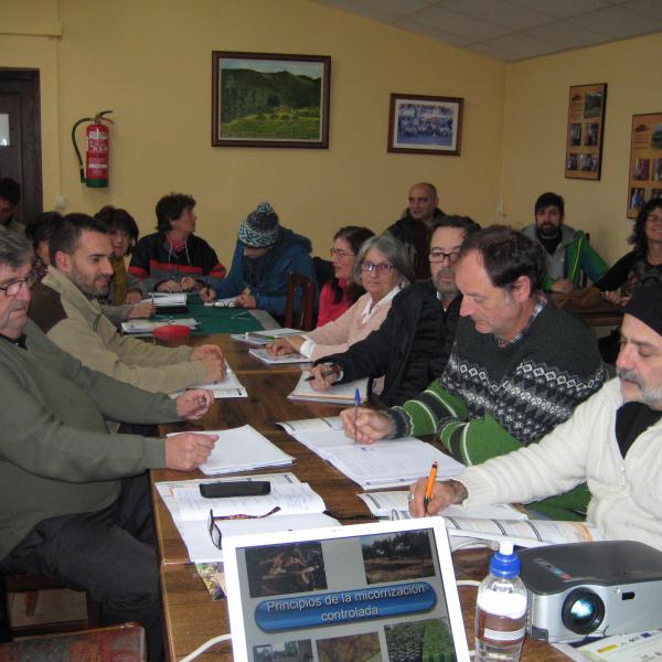 Participantes en el curso de formación.